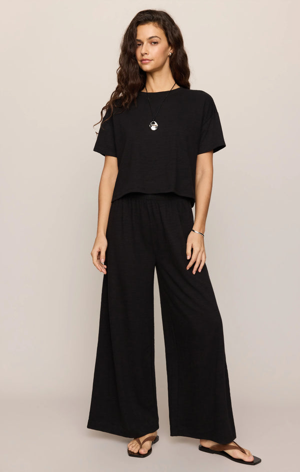 Sway Textured Tee I Black