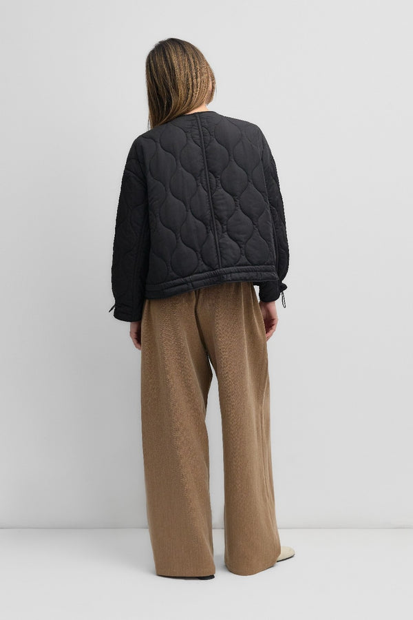 Kara Quilted Jacket I Black