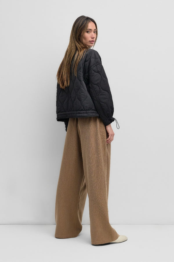 Kara Quilted Jacket I Black