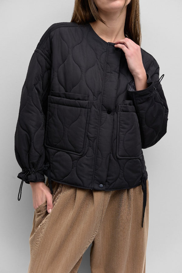 Kara Quilted Jacket I Black