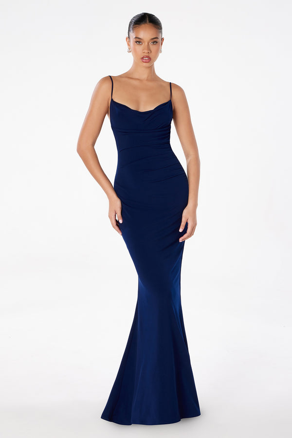 Shani Gown I Navy Blue
