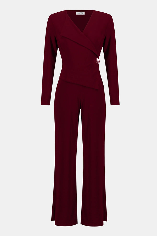 Bobby Blazer style Jumpsuit I Wine