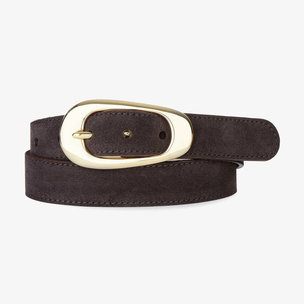 Zya Belt I Super Brown Suede