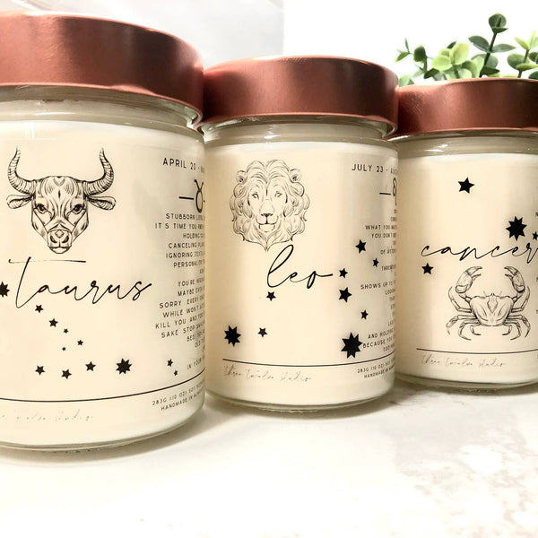 Cheeky Zodiac Candle