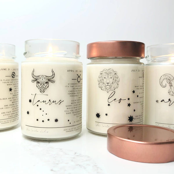 Cheeky Zodiac Candle