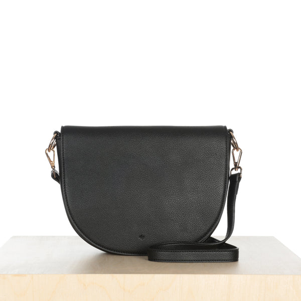 Mini Saddle Bag | Black Pebble